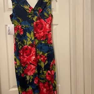 Brand New Floral off the shoulder bodycon dress